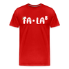 Fa-La Funny Christmas Men's Premium T-Shirt - red