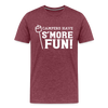 Camper's Have S'More Fun! Funny Camping Men's Premium T-Shirt - heather burgundy