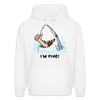 I'm Fine Shark Men's Hoodie