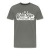 Dad Life is the Best Life Men's Premium T-Shirt - asphalt gray