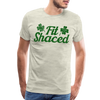 Funny Fit Shaced Drunk St. Patricks Men's Premium T-Shirt - heather oatmeal