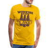 Working on my 6 Pack Men's Premium T-Shirt - sun yellow