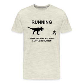 Running Motivation Dinosaur Men's Premium T-Shirt