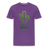 Lookin' Sharp! Cactus Pun Men's Premium T-Shirt - purple