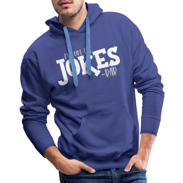 I've Got the Jokes -Dad Men’s Premium Hoodie - royal blue