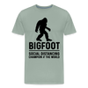 Bigfoot Social Distancing Champion of the World Men's Premium T-Shirt