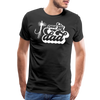 One Fly Dad Fly Fishing Men's Premium T-Shirt - black