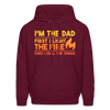 I'm the Dad First I Light the Fire Then I Grill the Meat Men's Hoodie