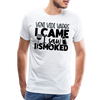 Veni Vidi Vapos I Came I Saw I Smoked: BBQ Smoker Men's Premium T-Shirt