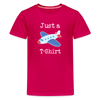 Just a Plane T-Shirt Airplane Pun Kids' Premium T-Shirt