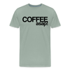 Funny Coffee ASAP! Men's Premium T-Shirt - steel green