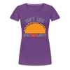 Isn't Life SpecTacolar?!? Funny Taco Food Pun Women’s Premium T-Shirt - purple