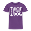 Hot Diggity Dog Funny Grilling Toddler Premium T-Shirt - purple