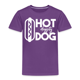 Hot Diggity Dog Funny Grilling Toddler Premium T-Shirt