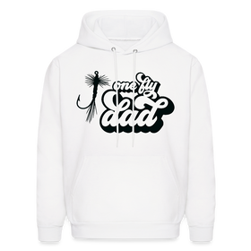 One Fly Dad Fly Fishing Father's Day Men's Hoodie