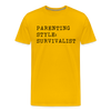 Parenting Style: Survivalist Men's Premium T-Shirt - sun yellow