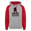 Bigfoot Social Distancing Champion of the World Colorblock Hoodie