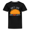 Isn't Life SpecTacolar?!? Funny Taco Food Pun Kids' Premium T-Shirt - black