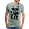 I Like Pig Butts and I Cannot Lie Funny BBQ Men's Premium T-Shirt