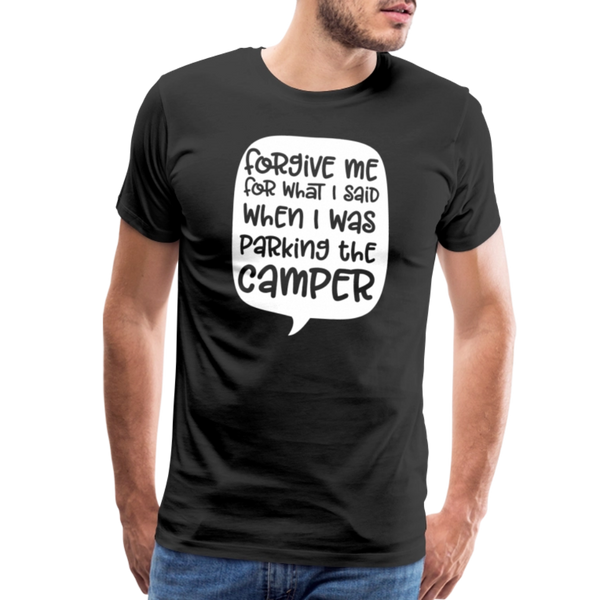 Forgive Me Parking Camper Funny Men's Premium T-Shirt - black