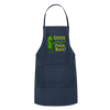 Guess What? Pickle Butt! Funny Adjustable Apron - navy
