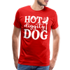 Hot Diggity Dog BBQ Grilling Men's Premium T-Shirt