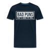 Bad Puns That's How I Roll Premium T-Shirt - deep navy