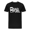 Dad Fuel Funny Coffee Men's Premium T-Shirt - black