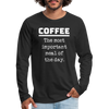 Coffee The Most Important Meal of the Day Funny Men's Premium Long Sleeve T-Shirt