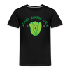 Lettuce Romaine Calm! Salad Food Pun Toddler Premium T-Shirt - black