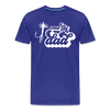One Fly Dad Fly Fishing Men's Premium T-Shirt - royal blue