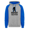 Bigfoot Social Distancing Champion of the World Colorblock Hoodie