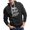 What Happens in the Garage Stays in the Garage Men’s Premium Hoodie