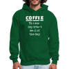 Coffee The Most Important Meal of the Day Funny Men's Hoodie