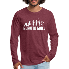 Born To Grill Evolution BBQ Premium Long Sleeve T-Shirt