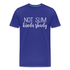 Not Slim Kinda Shady Men's Premium T-Shirt - royal blue