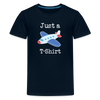 Just a Plane T-Shirt Airplane Pun Kids' Premium T-Shirt