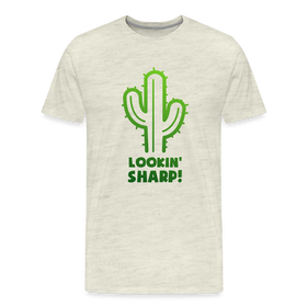 Lookin' Sharp! Cactus Pun Men's Premium T-Shirt