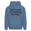 I Got So Much Procrastinating Done Today Men's Hoodie - denim blue