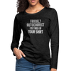 Funny Autocorrect Women's Premium Long Sleeve T-Shirt