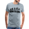 Born To Grill Evolution BBQ Men's Premium T-Shirt