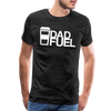 Dad Fuel Funny Coffee Men's Premium T-Shirt - charcoal grey