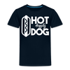 Hot Diggity Dog Funny Grilling Toddler Premium T-Shirt - deep navy
