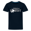 Wild and Rowdy Cowboy Kids' Premium T-Shirt - deep navy