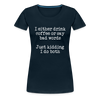 I Either Drink Coffee or Say Bad Words Women’s Premium T-Shirt