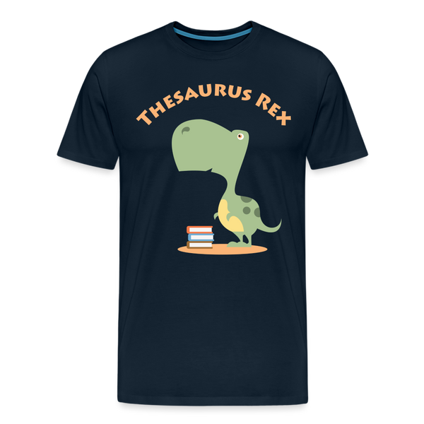 Thesaurus Rex Men's Premium T-Shirt - deep navy