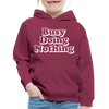 Busy Diong Nothing Funny Kids‘ Premium Hoodie