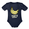 Cute That's Bananas Organic Short Sleeve Baby Bodysuit