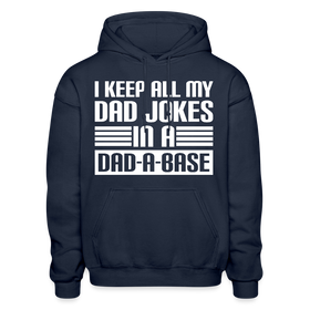 I Keep all my Dad Jokes in a Dad-A-Base Gildan Heavy Blend Adult Hoodie