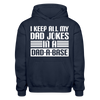 I Keep all my Dad Jokes in a Dad-A-Base Gildan Heavy Blend Adult Hoodie